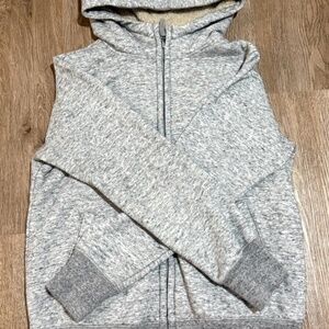 Uniqlo Kids Hooded Zip Up Grey Boys Girls Ages 11-12